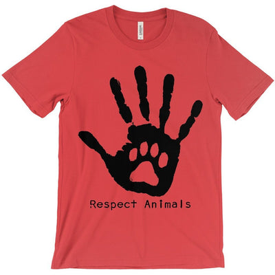 Respect Animals - Men's Tee - PrimaVegan